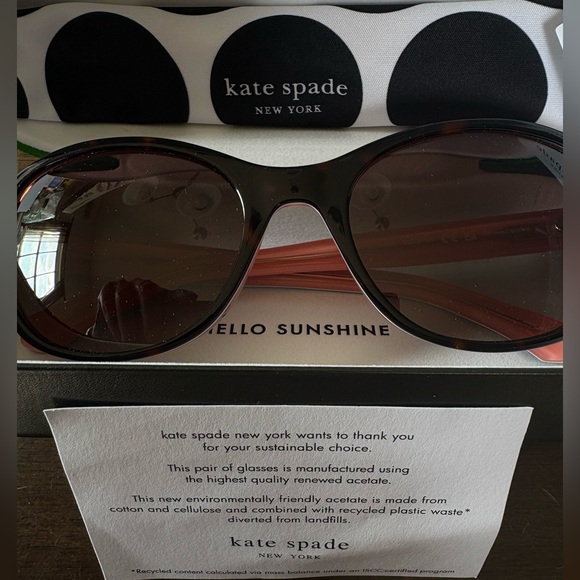 kate spade Brown Sunglasses with Dark Brown Lenses Kate Spade GOLDA/G/S main image 5